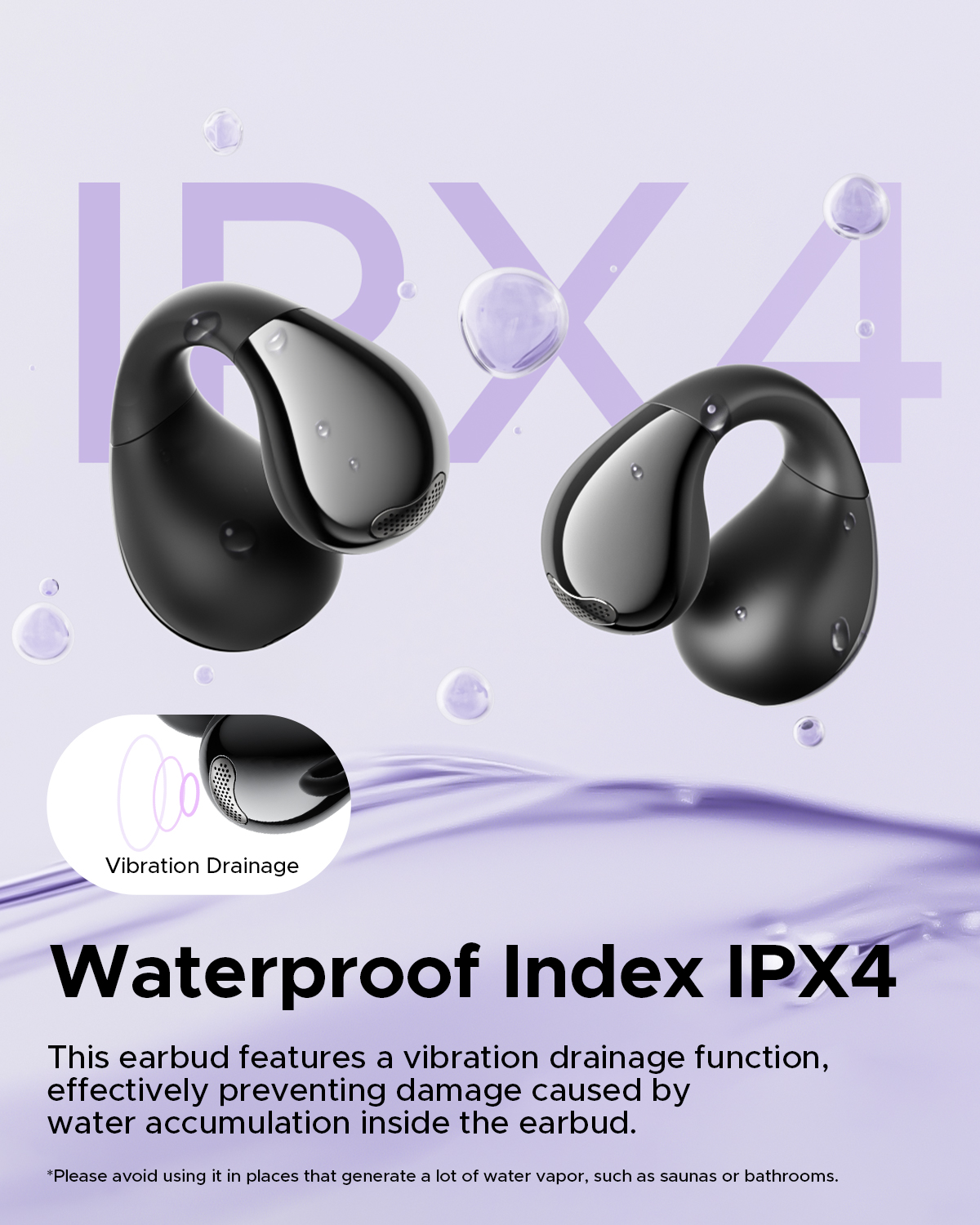 Truefree B1 Clip-On Wireless Earbuds, Bluetooth 5.4, Spatial Sound, 10.8mm Driver, 25H Playtime, Clear Calls, Multipoint, App Customizable